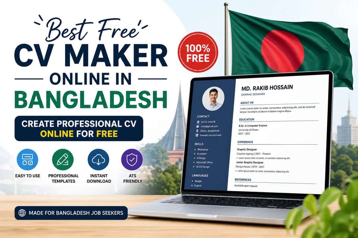 Best Free CV Maker Online in Bangladesh (2026 Guide)