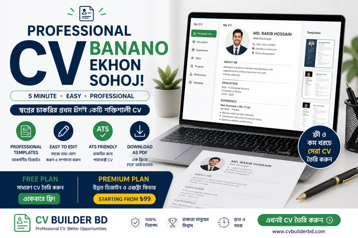 Best CV Builder in Bangladesh (Free vs Paid)